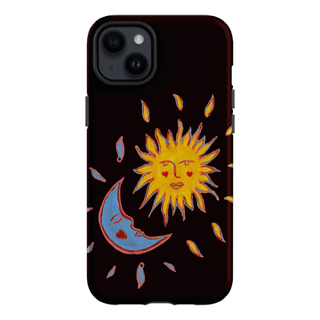 Sun & Moon Plum Printed Phone Cases iPhone 14 Plus / Armoured by BG. Studio - The Dairy