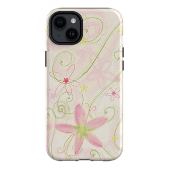 Swirl Pink Printed Phone Cases iPhone 14 Plus / Armoured by Kayla Carr - The Dairy