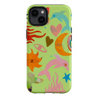 Tattoos Green Printed Phone Cases iPhone 14 Plus / Armoured by Kate Eliza - The Dairy
