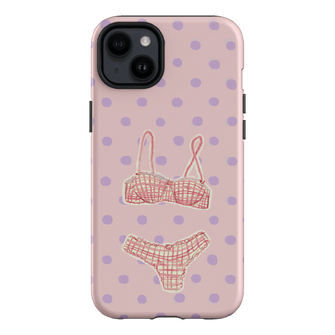Vintage Gingham Printed Phone Cases iPhone 14 Plus / Armoured by Kayla Carr - The Dairy