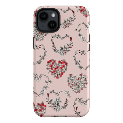 Wild Heart Wreath Printed Phone Cases iPhone 14 Plus / Armoured by Typoflora - The Dairy