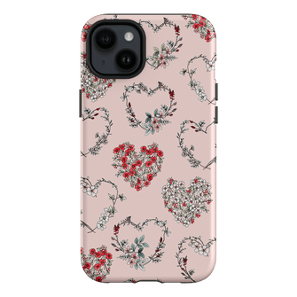 Wild Heart Wreath Printed Phone Cases iPhone 14 Plus / Armoured by Typoflora - The Dairy