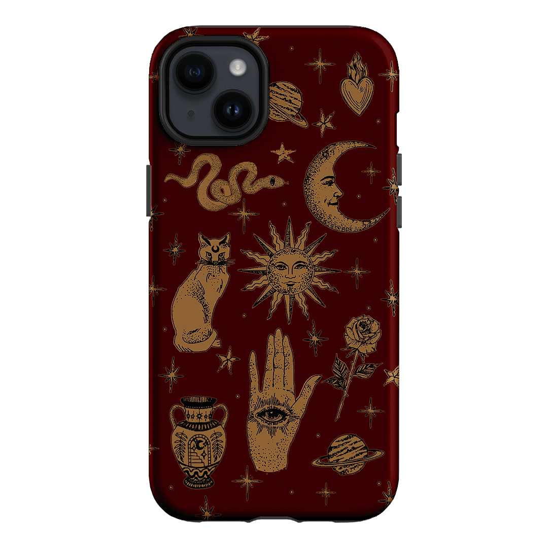 Astro Flash Red Printed Phone Cases iPhone 14 Plus / Armoured by Veronica Tucker - The Dairy