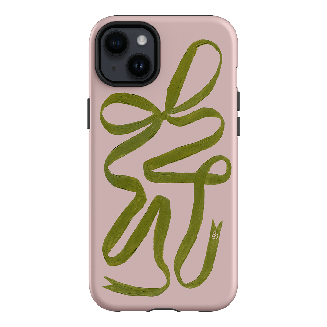 Garden Ribbon Printed Phone Cases iPhone 14 Plus / Armoured by Jasmine Dowling - The Dairy