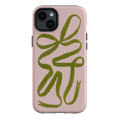 Garden Ribbon Printed Phone Cases iPhone 14 Plus / Armoured by Jasmine Dowling - The Dairy
