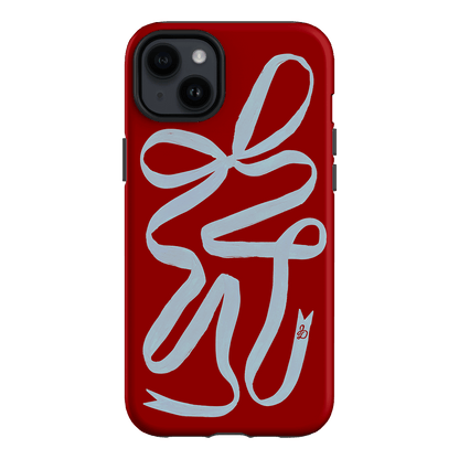 Cottage Ribbon Printed Phone Cases iPhone 14 Plus / Armoured by The Dairy - The Dairy