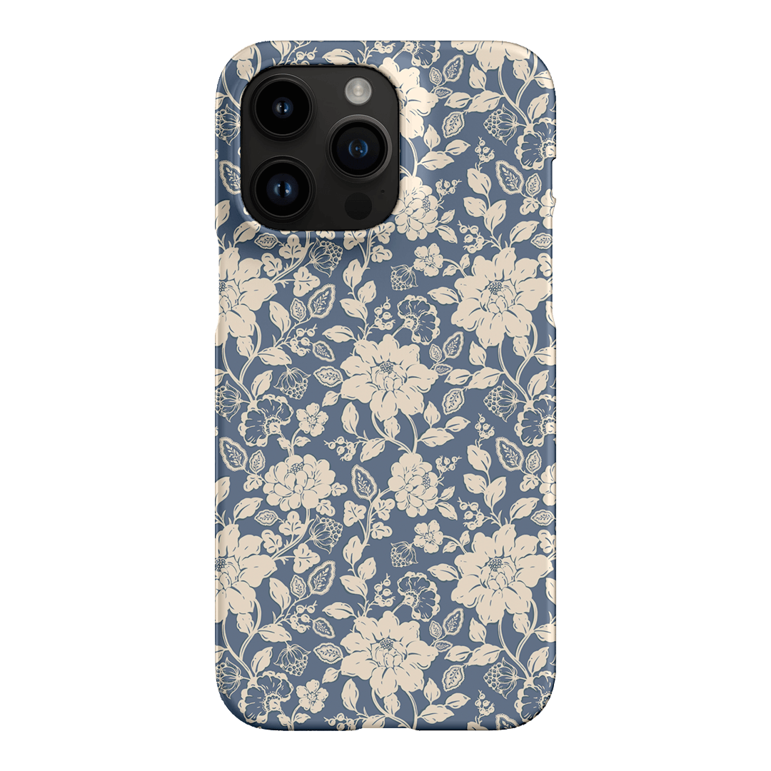 Blue Garden Printed Phone Cases iPhone 14 Pro Max / Snap by Kasiags Art - The Dairy