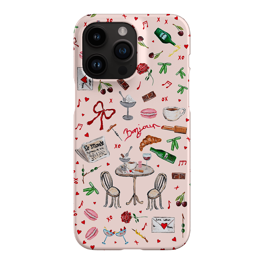 Bonjour Printed Phone Cases iPhone 14 Pro Max / Snap by BG. Studio - The Dairy