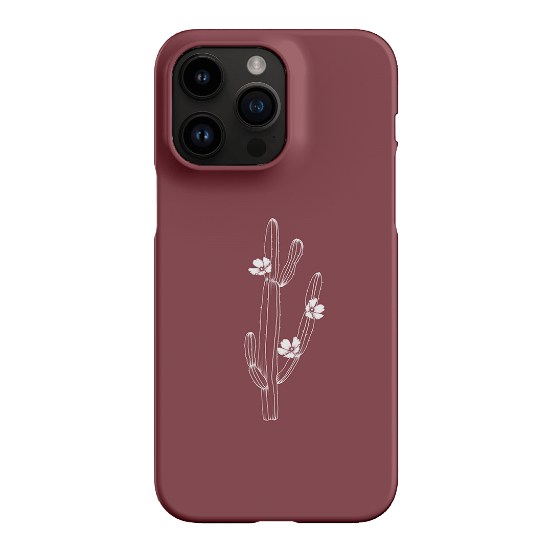 Cactus Flower Printed Phone Cases iPhone 14 Pro Max / Snap by Typoflora - The Dairy