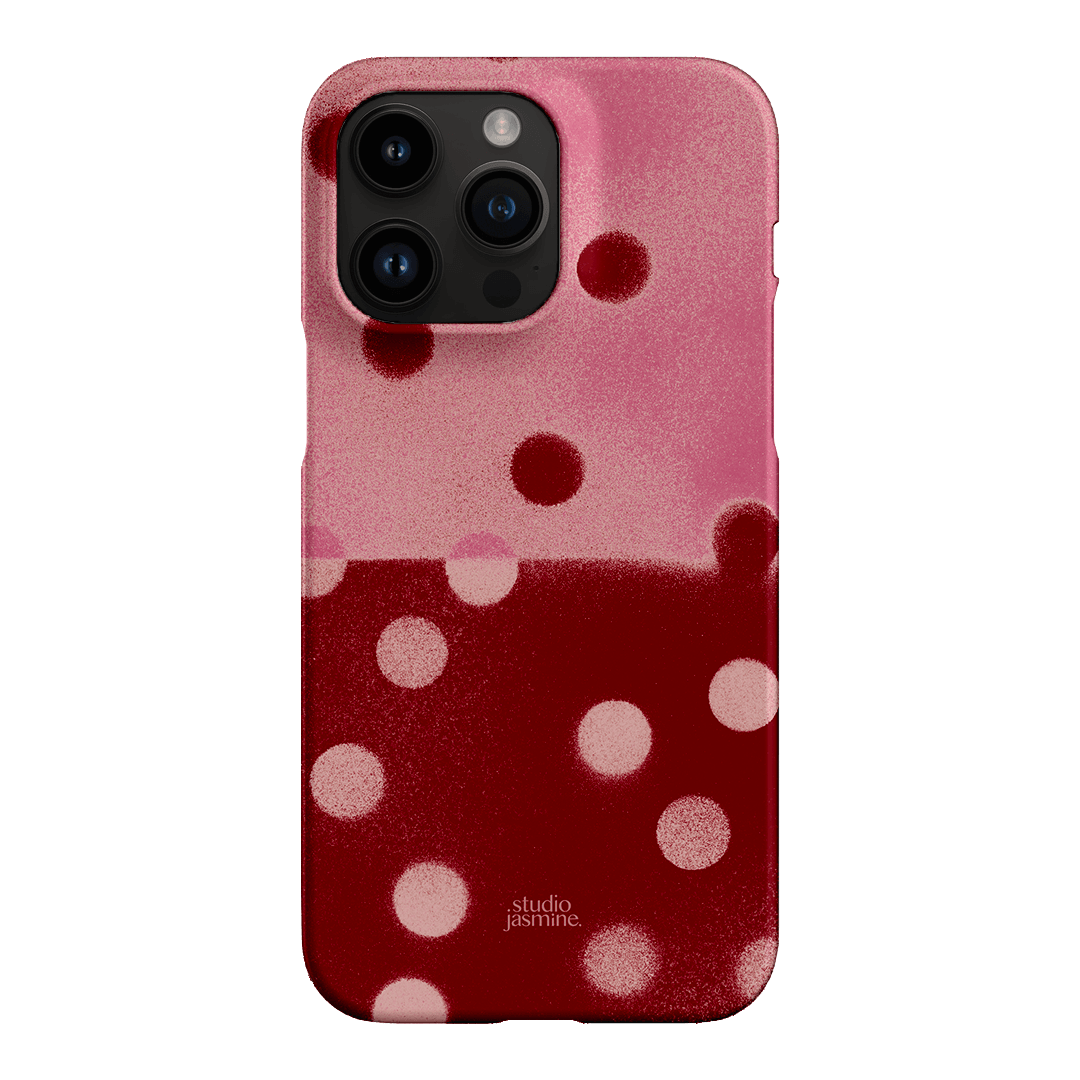 Cherry Polka Dot Printed Phone Cases iPhone 14 Pro Max / Snap by Jasmine Dowling - The Dairy