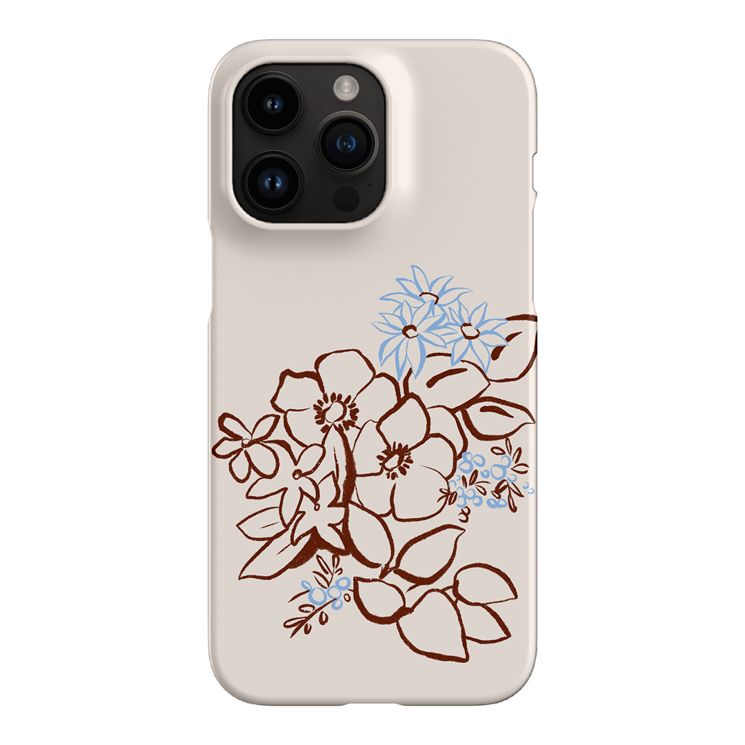 Cream Posy Printed Phone Cases iPhone 14 Pro Max / Snap by Typoflora - The Dairy