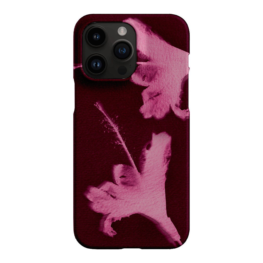 Hibiscus Glow Printed Phone Cases iPhone 14 Pro Max / Snap by Sally Hungerford - The Dairy