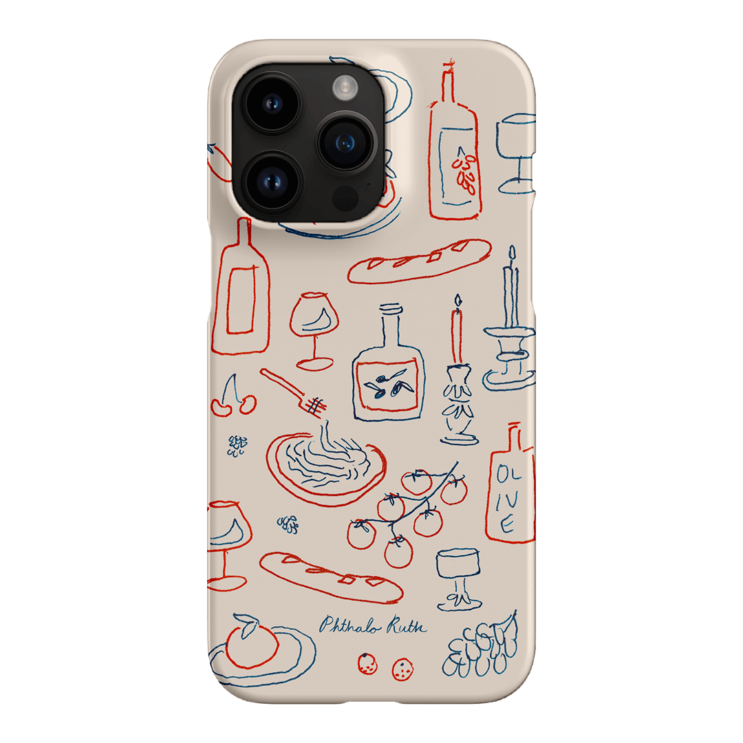 Italian Fare Printed Phone Cases iPhone 14 Pro Max / Snap by Phthalo Ruth - The Dairy