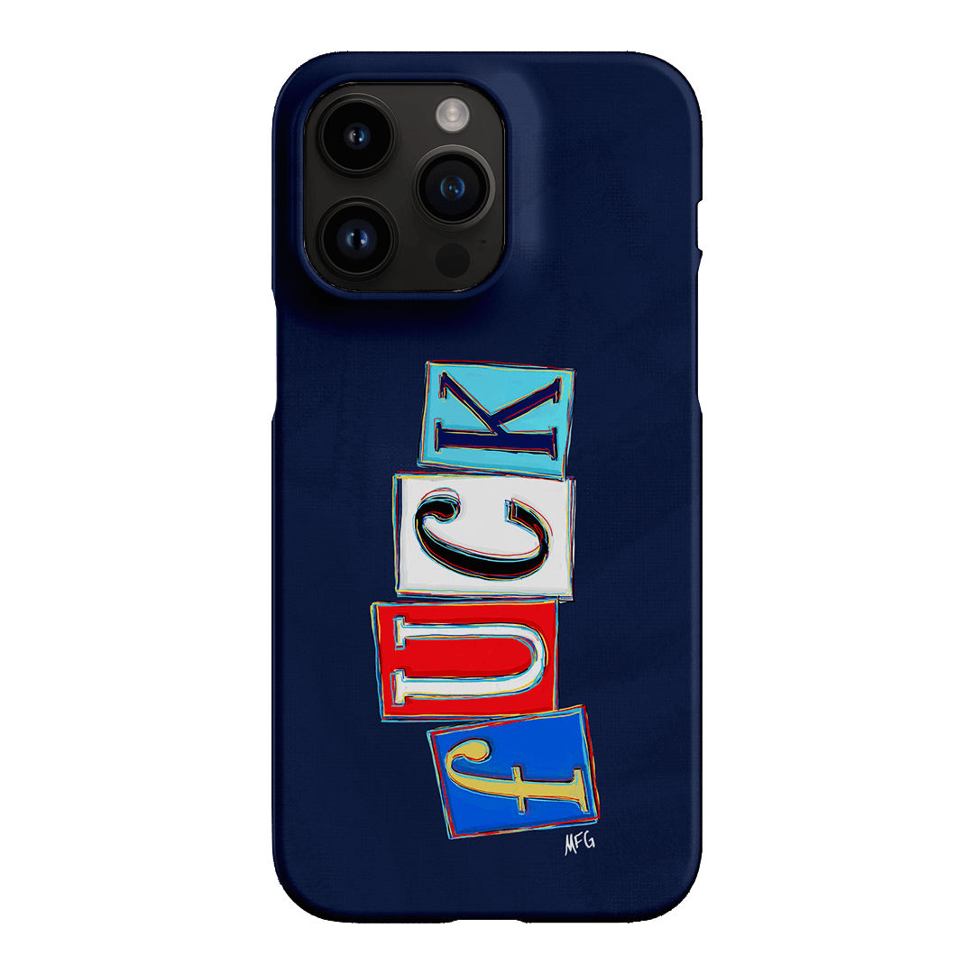 Lil Fcks Blue Printed Phone Cases iPhone 14 Pro Max / Snap by Margarbs Art - The Dairy
