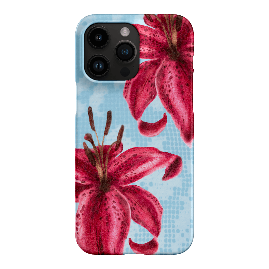 Lillies Printed Phone Cases iPhone 14 Pro Max / Snap by Sally Hungerford - The Dairy