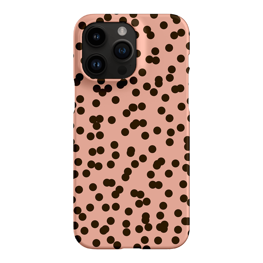 Mini Confetti Pink Chocolate Printed Phone Cases iPhone 14 Pro Max / Snap by Veronica Tucker - The Dairy