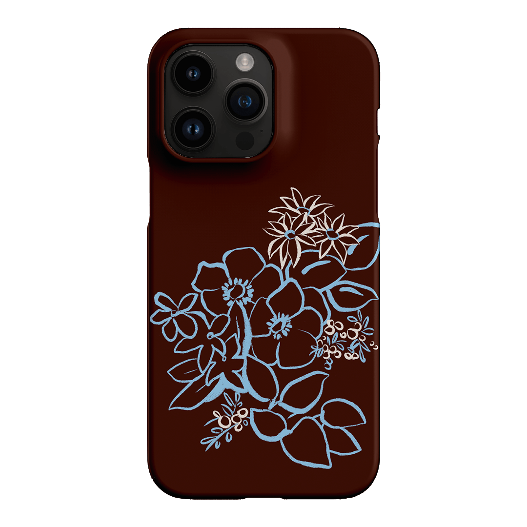 Mocha Posy Printed Phone Cases iPhone 14 Pro Max / Snap by Typoflora - The Dairy