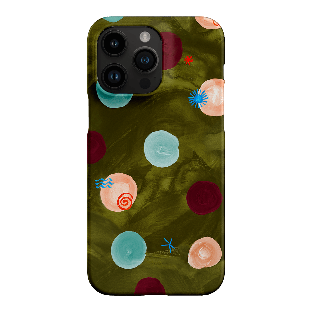 Olive Spot Printed Phone Cases iPhone 14 Pro Max / Snap by Charlie Taylor - The Dairy