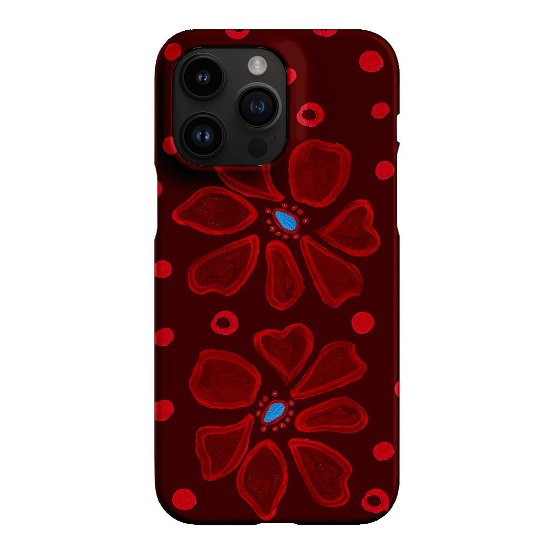 Painted Petal Rouge Printed Phone Cases iPhone 14 Pro Max / Snap by BG. Studio - The Dairy