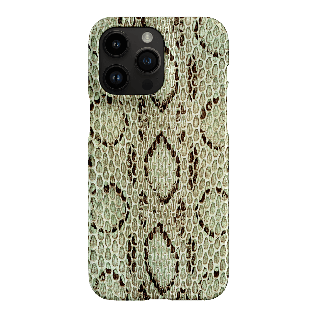 Pistachio Python Printed Phone Cases iPhone 14 Pro Max / Snap by The Dairy - The Dairy