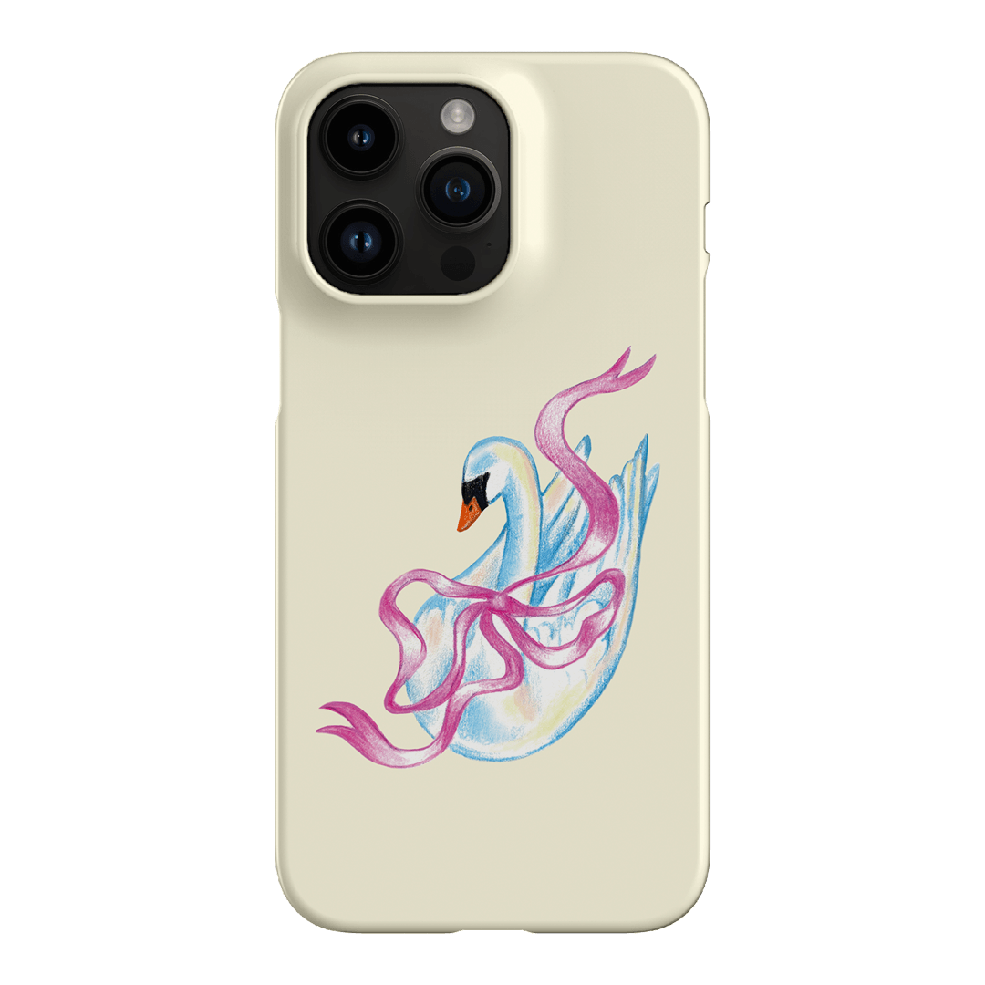 Satin Swan Printed Phone Cases iPhone 14 Pro Max / Snap by Femke Studio - The Dairy