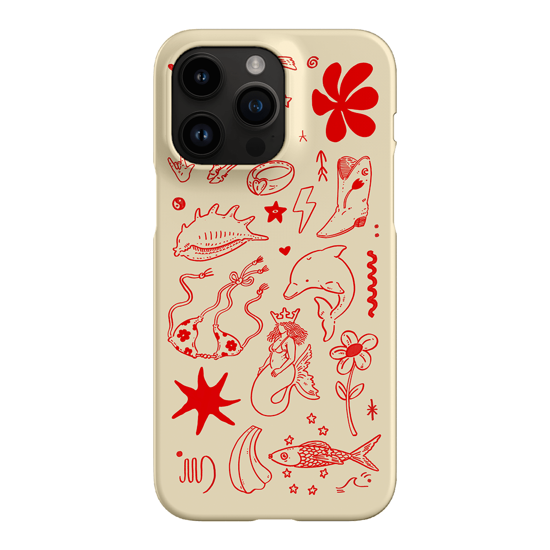 Spiced Cowboy Cream Printed Phone Cases iPhone 14 Pro Max / Snap by Easty Beasty - The Dairy