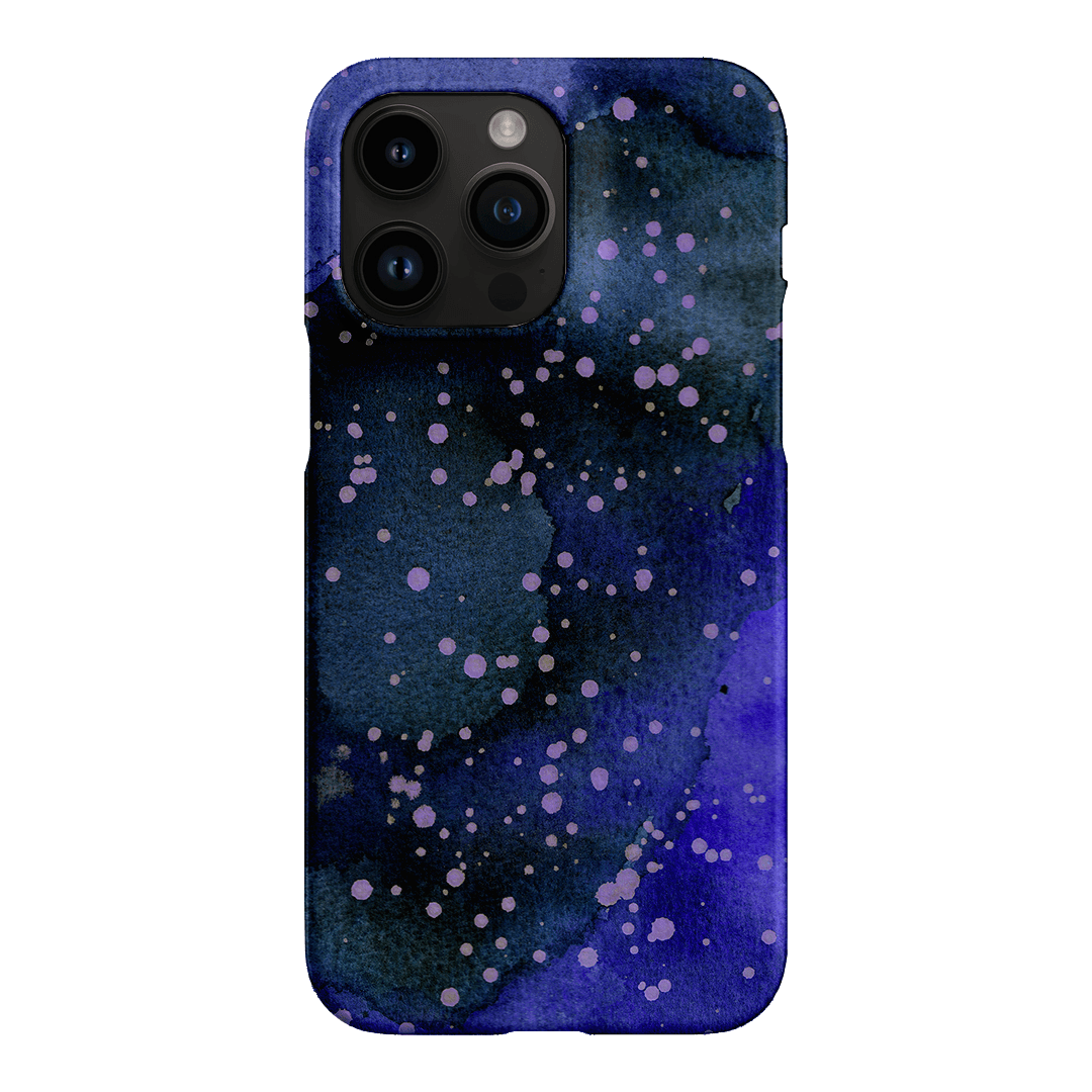 Spotty Navy Printed Phone Cases iPhone 14 Pro Max / Snap by The Dairy - The Dairy