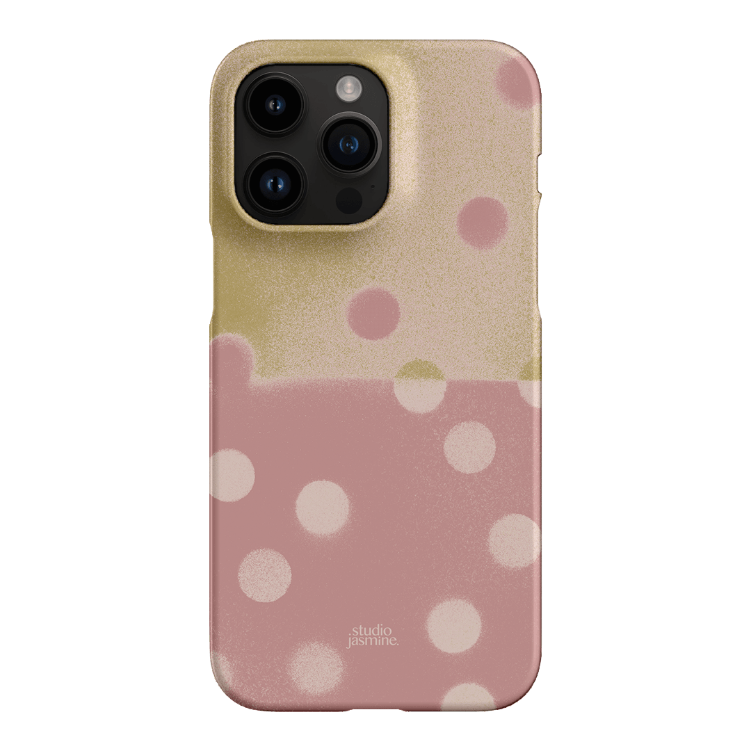 Strawberry Polka Dot Printed Phone Cases iPhone 14 Pro Max / Snap by Jasmine Dowling - The Dairy