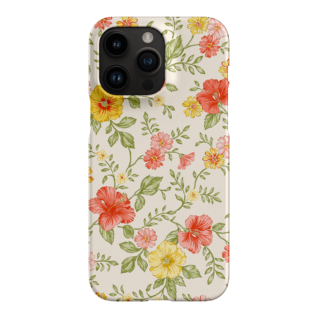 Hibiscus Printed Phone Cases iPhone 14 Pro Max / Snap by Oak Meadow - The Dairy