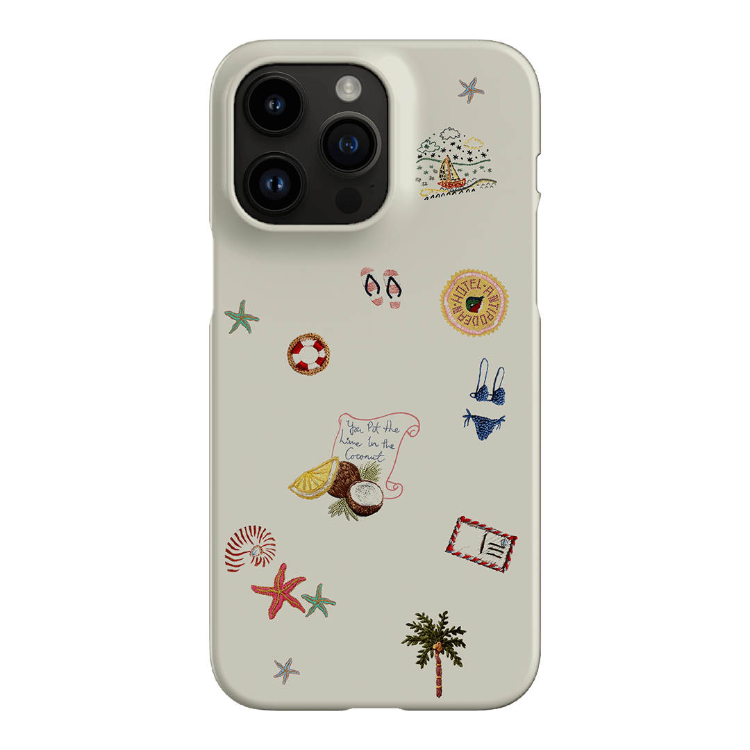 Vacay All Day Cream Printed Phone Cases by Antipodean - The Dairy