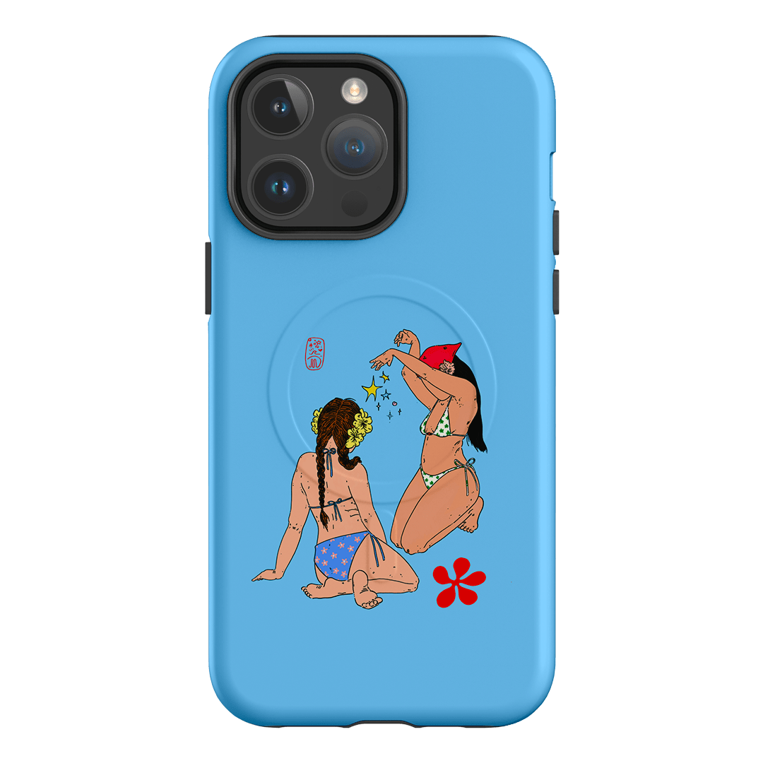 Babe Magic Blue Printed Phone Cases iPhone 14 Pro Max / Armoured MagSafe by Easty Beasty - The Dairy