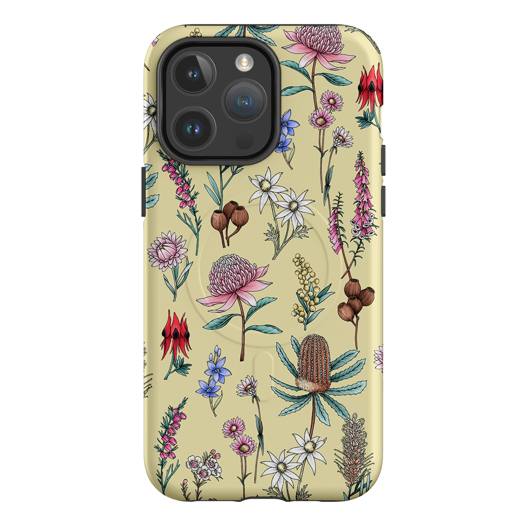 Banksia Butter Printed Phone Cases iPhone 14 Pro Max / Armoured MagSafe by Typoflora - The Dairy