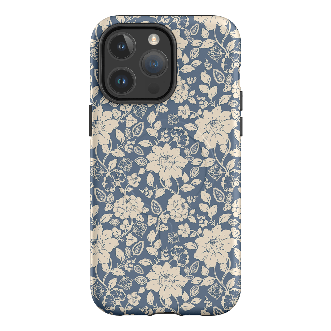 Blue Garden Printed Phone Cases iPhone 14 Pro Max / Armoured MagSafe by Kasiags Art - The Dairy
