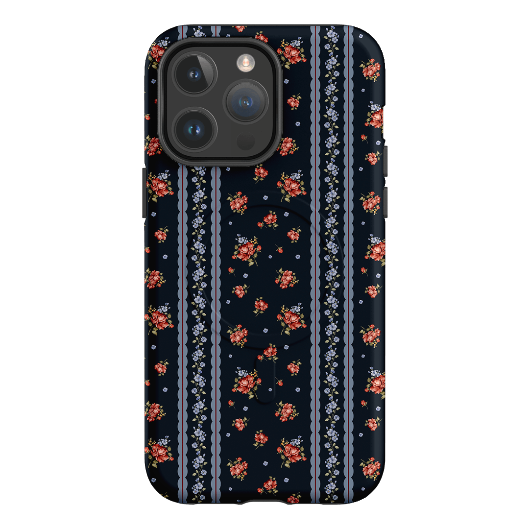 Midnight Stripe Printed Phone Cases iPhone 14 Pro Max / Armoured MagSafe by Kasiags Art - The Dairy