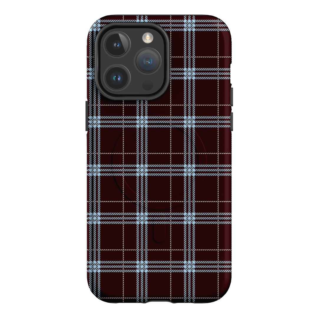 Mocha Plaid Printed Phone Cases iPhone 14 Pro Max / Armoured MagSafe by The Dairy - The Dairy
