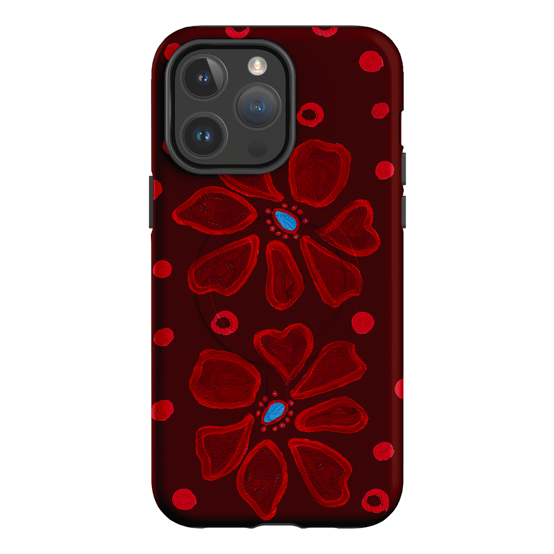 Painted Petal Rouge Printed Phone Cases iPhone 14 Pro Max / Armoured MagSafe by BG. Studio - The Dairy