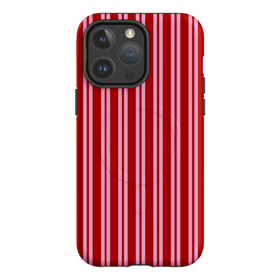Punch Stripes Printed Phone Cases iPhone 14 Pro Max / Armoured MagSafe by The Dairy - The Dairy