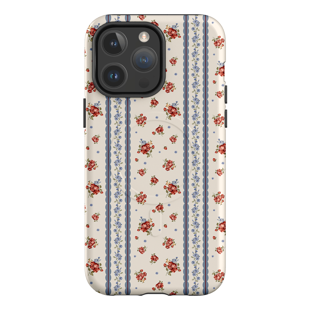 Rose Stripe Printed Phone Cases iPhone 14 Pro Max / Armoured MagSafe by Kasiags Art - The Dairy