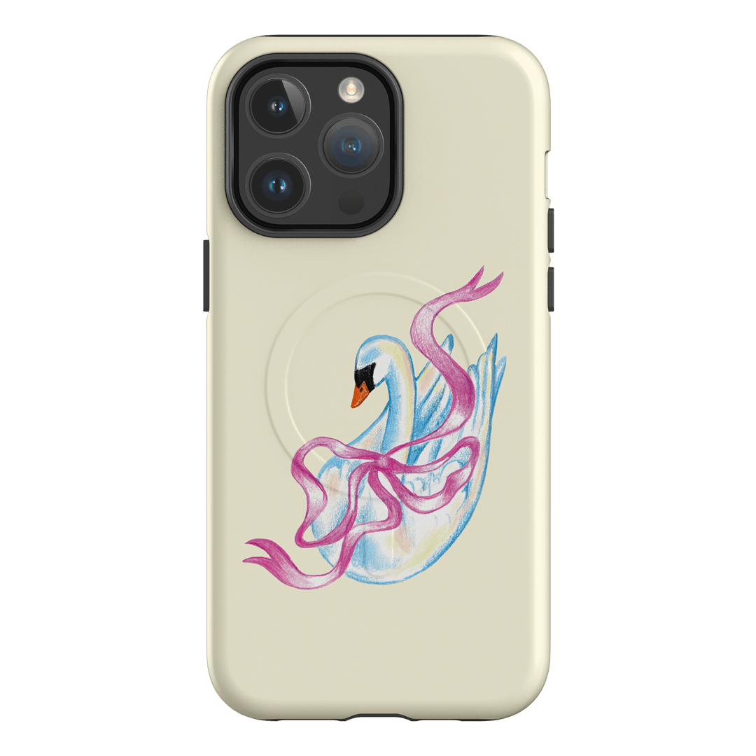 Satin Swan Printed Phone Cases iPhone 14 Pro Max / Armoured MagSafe by Femke Studio - The Dairy