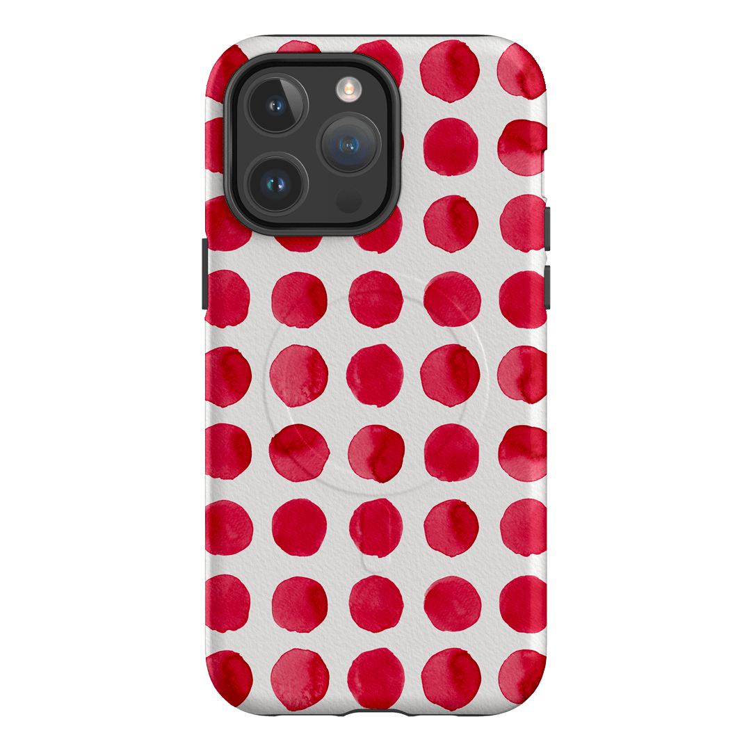 Spots in Red Printed Phone Cases by The Dairy - The Dairy