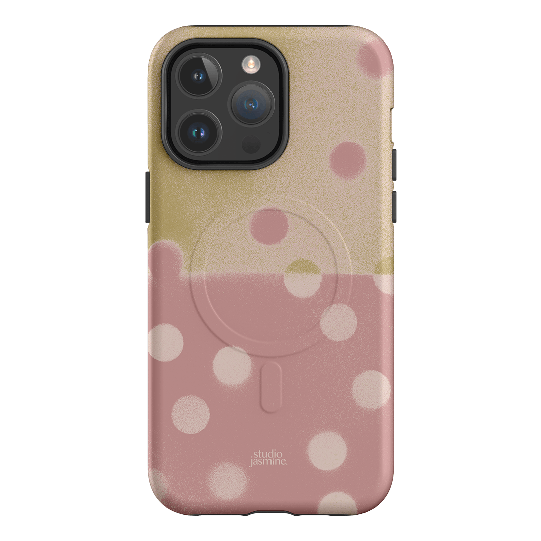 Strawberry Polka Dot Printed Phone Cases iPhone 14 Pro Max / Armoured MagSafe by Jasmine Dowling - The Dairy