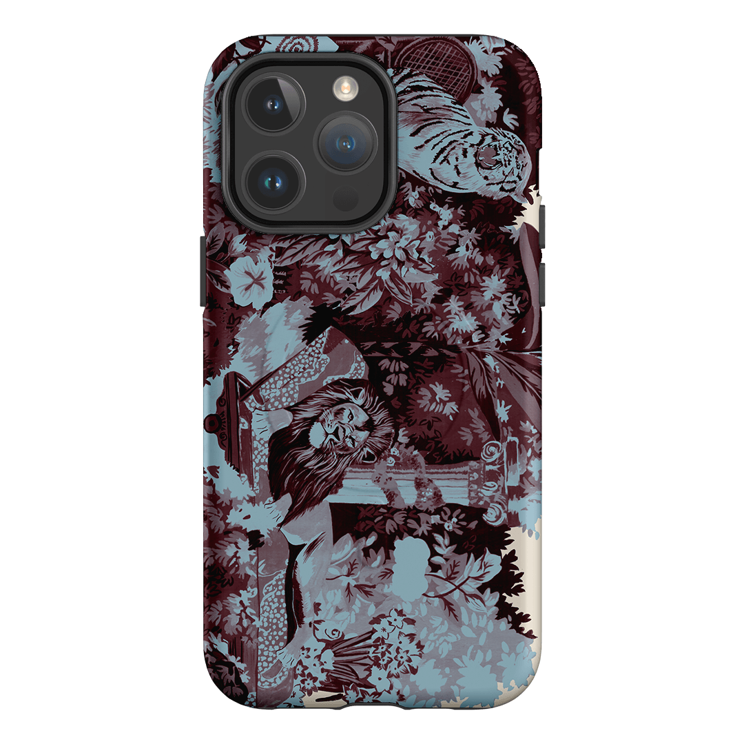 Tippi Blue Printed Phone Cases iPhone 14 Pro Max / Armoured MagSafe by Desmond & Dempsey - The Dairy