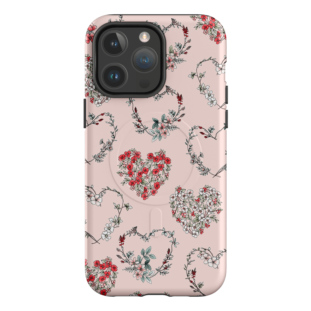 Wild Heart Wreath Printed Phone Cases iPhone 14 Pro Max / Armoured MagSafe by Typoflora - The Dairy