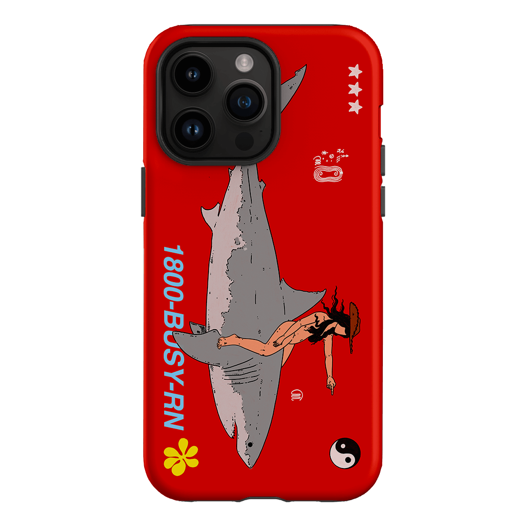 1800-Busy Rn in Red Printed Phone Cases iPhone 14 Pro Max / Armoured by Easty Beasty - The Dairy