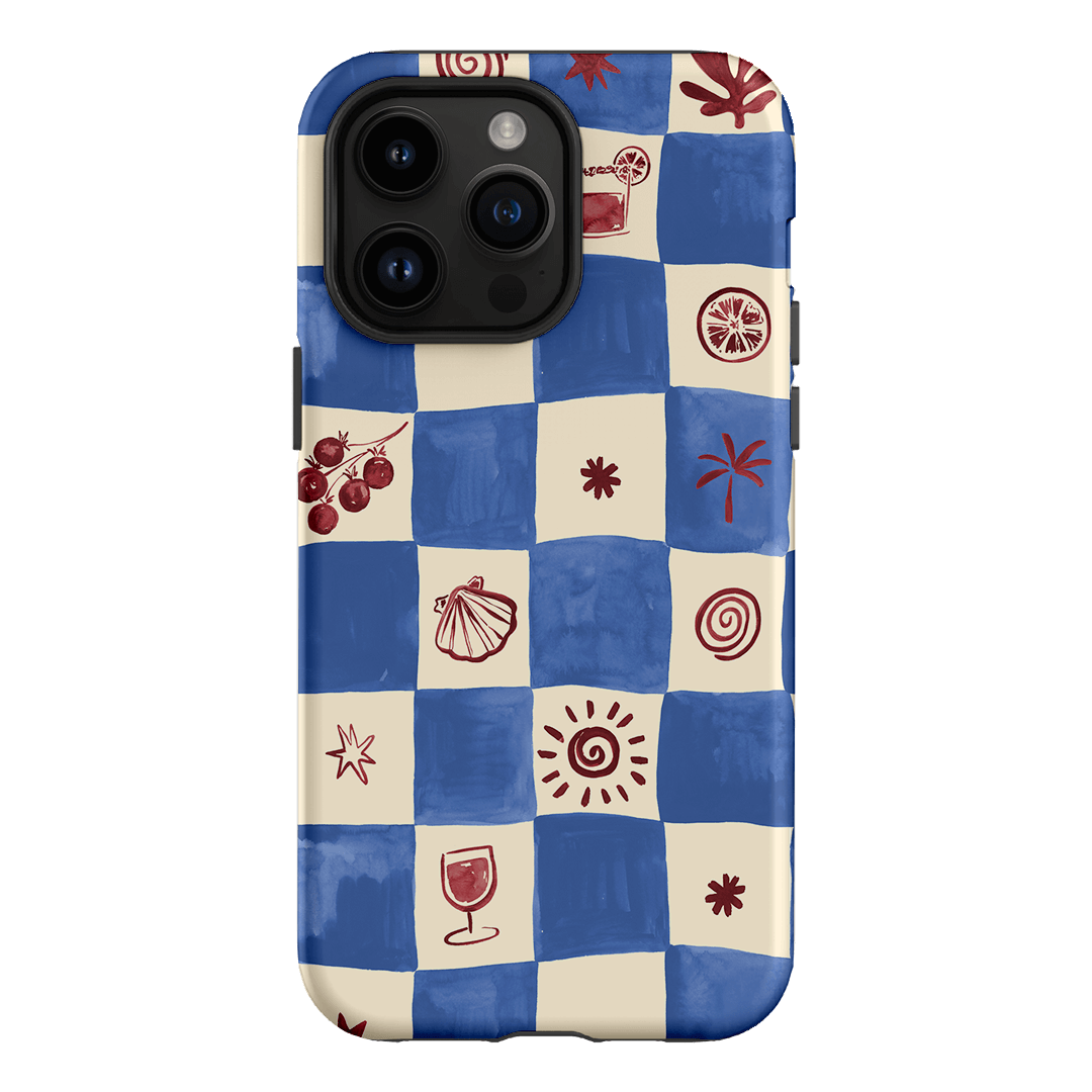 Afternoon Mezze Cornflower Printed Phone Cases iPhone 14 Pro Max / Armoured by Charlie Taylor - The Dairy