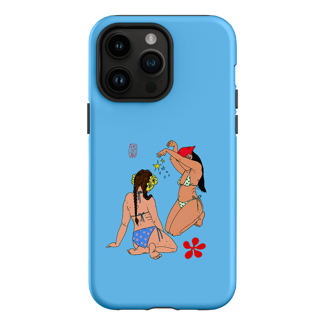 Babe Magic Blue Printed Phone Cases iPhone 14 Pro Max / Armoured by Easty Beasty - The Dairy