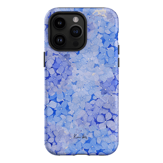 Hydrangea Blue Printed Phone Cases iPhone 14 Pro Max / Armoured by Kerrie Hess - The Dairy