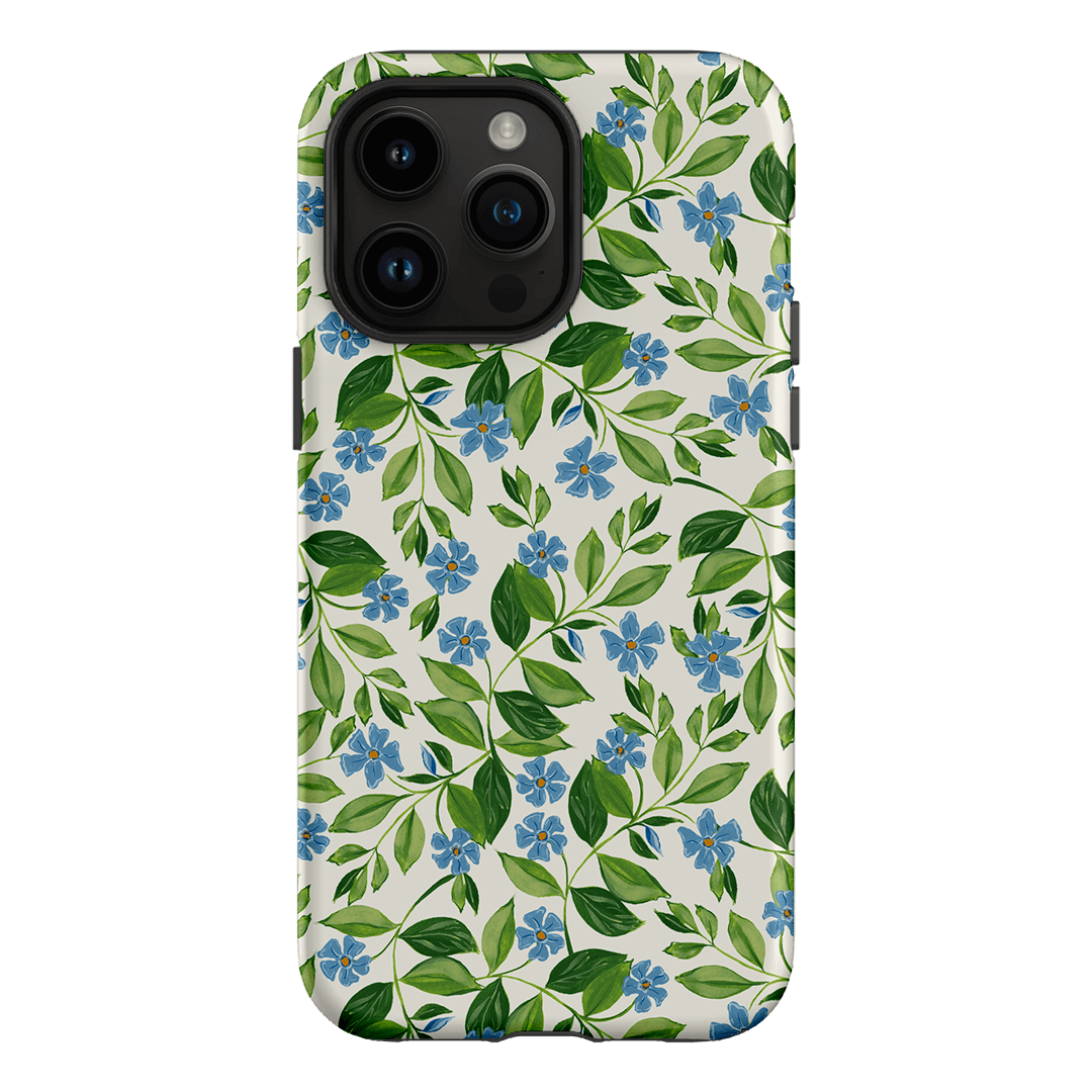 Blue Vines Printed Phone Cases iPhone 14 Pro Max / Armoured by Ellie Mae - The Dairy