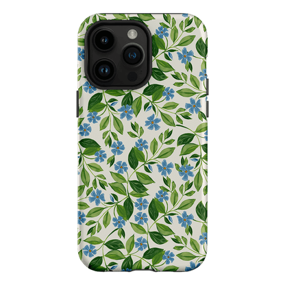 Blue Vines Printed Phone Cases iPhone 14 Pro Max / Armoured by Ellie Mae - The Dairy