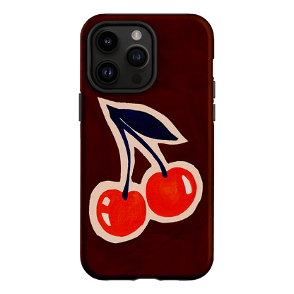Cherries Printed Phone Cases iPhone 14 Pro Max / Armoured by Studio Bon - The Dairy